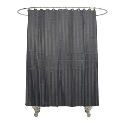 China Durable High Quality Machine Washable Shower Curtain Liner For Modern Bathroom Polyester Fabric Backer Waterproof for sale