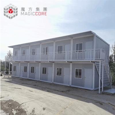 China china low cost 20ft flat packed container home prefabricated steel modular house en venta