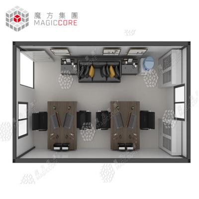 Κίνα Factory Custom Movable Container House 20 Feet 10 Feet Container Office For Project Guvernamental προς πώληση