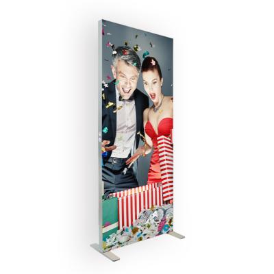 China Luxury Outdoor Advertising Fabric Freestanding Display Custom Logo Led Light Box for sale