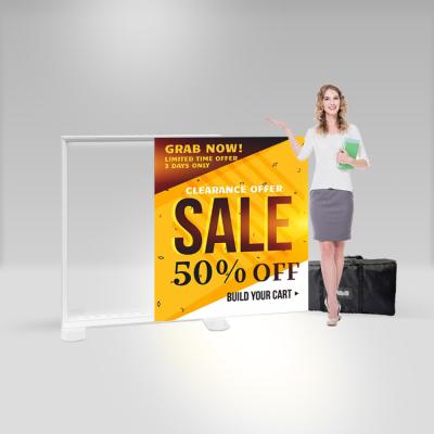 China SEG Luxury Free Standing 120mm LED Frame Tension Aluminum Backlit Fabric Advertising Lightbox for sale