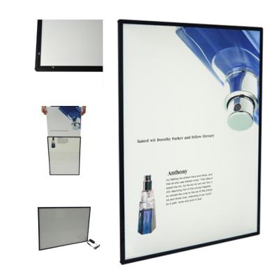 China Factory Luxury Aluminum Detachable Frame Led Poster Board Frame Instant Light Box for sale