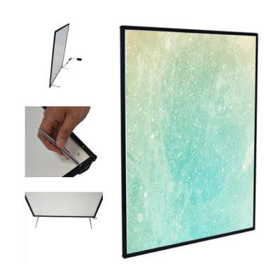 China Factory Luxury Custom Super Slim Slim Sign Boards Acrylic Frameless Led Light Box Billboard for sale