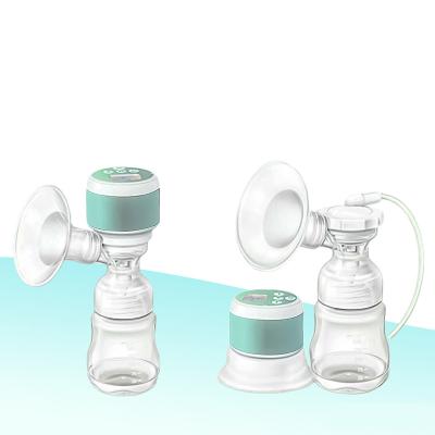 China BPA Free 2 in 1 USB Filling Breastmilk With Nursing Milk Bottle Female Breast Pump for sale