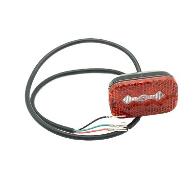 China ROHS CE 24V 36V 48V Ebike LED Light Electric Scooter Gear Hub Motor Parts Rear Led Tail Light for sale