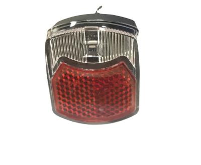 China ROHS 24V 36V 48V LED Mud Splash Guard Bicycle Parts Single Electric Rear Tail Light for sale