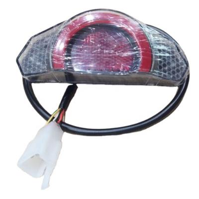 China ROHS 24V 36V 48V Electric LED Mountain Bike Parts Rear Seat Tail Light With Turn Function for sale