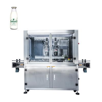 China Automatic Cap Screw Cap Metal Packing Machine Jar Beverage Milk Capping Machine for sale