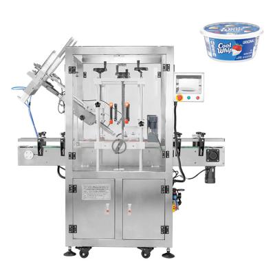 China Automatic Beverage Tub Lidder / Detachable Lidding System / Spinning Rod Capper for sale