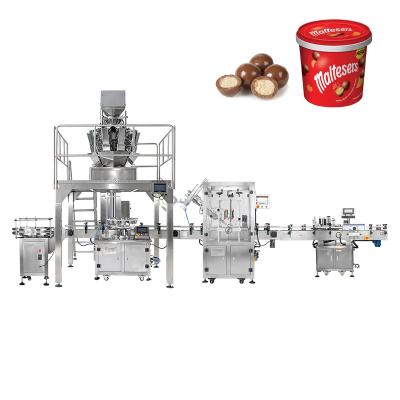 China Automatic Chocolate Bean Bottle Packing Machine Food Chocolate Ball Filling Machine for sale