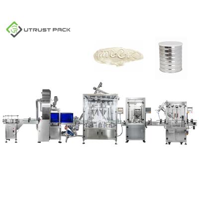 China Automatic Food Food Milk Powder Bottles Can Fill Sealing Packaging Production Line for sale