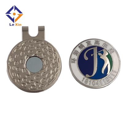 China Fashionable Custom Hot Selling Magnetic Golf Accessories Letter Golf Ball Marker Ball Fork for sale