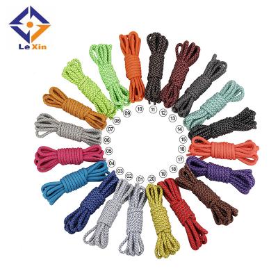 China New Design Custom Sneaker Round Laces Elastic Lace Yeezy Reflective Shoe To Lace Series Colorful Laces for sale