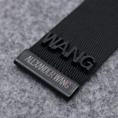 China Viable Private Customized Leather Embossed Patch Logo Label For Custom Jeans Apparel Labels for sale