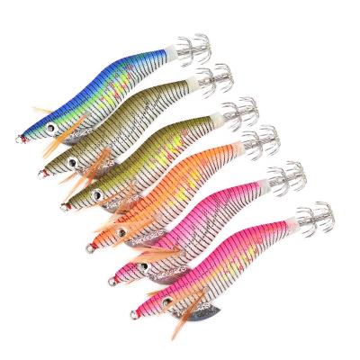 China ABS New Style Plastic Fishing Lures Yamashit Luminous Jigs With Fish Hook 5 Colors Lure For Artificial Shrimp for sale