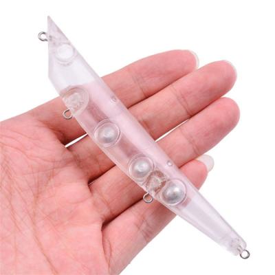 China ABS Safety Environmental Protection Plastic Empty Lure Masks Body Crankbait Hard Plastic Lure White for sale