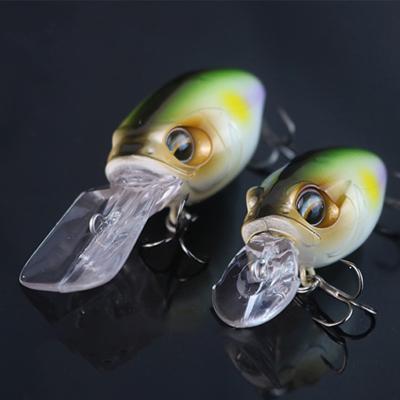 China White Bass Square Deep Diving Bill Mini Crankbait Lure ABS PESCA Lipless Deep Unpainted 8g 11g for sale