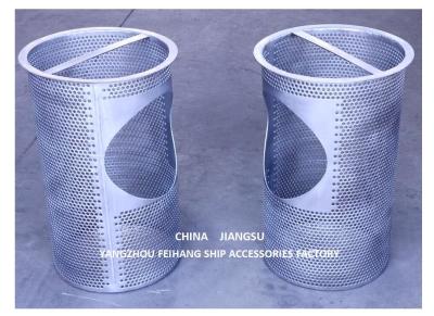 Cina Sea Chest Filter, Size 400, Stainless Steel. Metal Thickness 2.0mm, Mesh Hole Dia 3mm in vendita