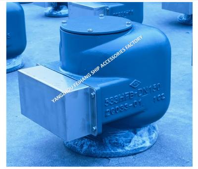 China Nodule gietijzer Marine Air Vent Head model 533HFB-150A Middelgroen Voor Ballast Tank Float Type Te koop