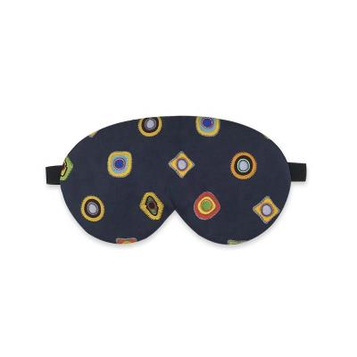 China Casual Happy Planet Design Silk Sleepmask For Sleep Care for sale