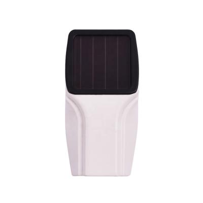 China Loyal Hot Selling LED Mini Gate Service Platform Garden Manufacturer White Plastic Embedded Wall Mounted Solar Door Keyhole Light for sale