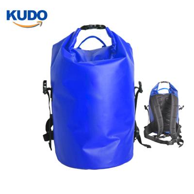 China Outdoor Beach Hiking Custom Waterproof Portable 25L 30L 40L Laptop Dry Bag Traveling Backpack Outdoor 500D PVC Tarpaulin Lightweight Camping Cylinder Office Travel Backpack for sale