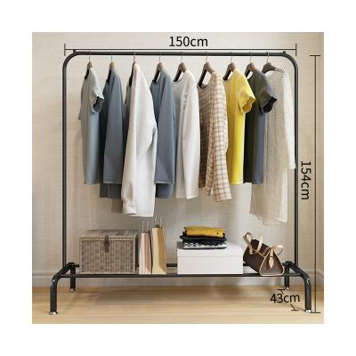 China Simple Organizer Clothes Hanger Living Room Bedroom Bag Rack Metal Clothes Hat Hanger Floor Multifunctional Stand Rack for sale