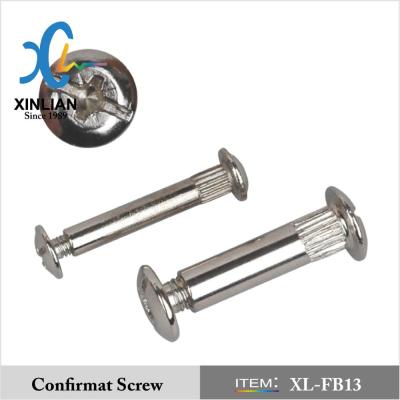 China M4 Connecting Truss Screw Cam Bolt Cam Lock Screw Joint Connector Bolts Flat Head M6 Furniture Screw for sale