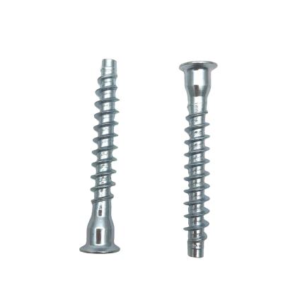 China Wholesale HEX Factory Hex Socket Deep Hole Furniture Screw Znc Plated Confirmat Screw for sale