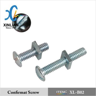 China Chinese manufacturer steel slotted galvanized retaining bolt with square nut for sale