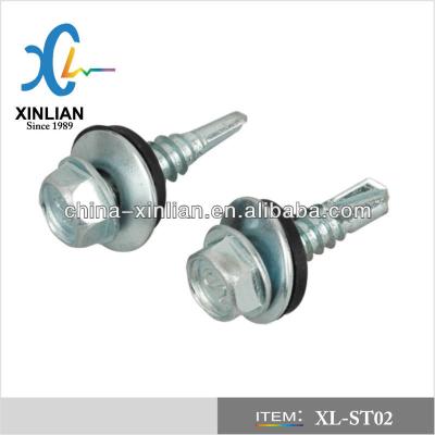 China C1022 Self Drilling Screw With Rubber Or PVC Washer for sale