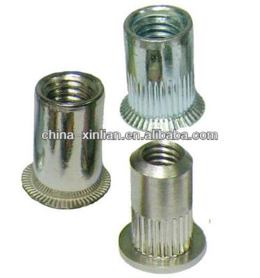 China Flat Head Insert Nut / Internal Threaded Rivet Nut XL-FR01 for sale