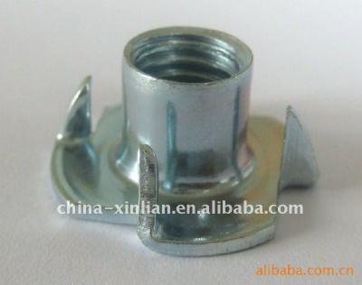 China DIN1624 Carbon Steel Tee Nut With 4 Prongs for sale