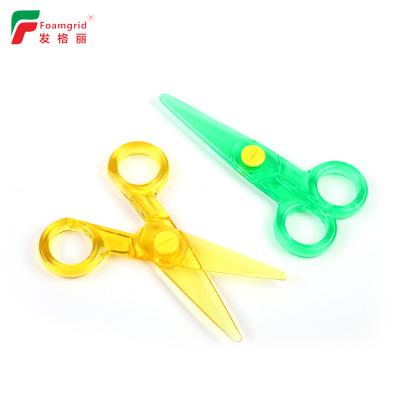 China Plastic Scissors Paper-Cutting Handle Handmade Children's Safety Scissors Embroidery Children's Scissors for sale