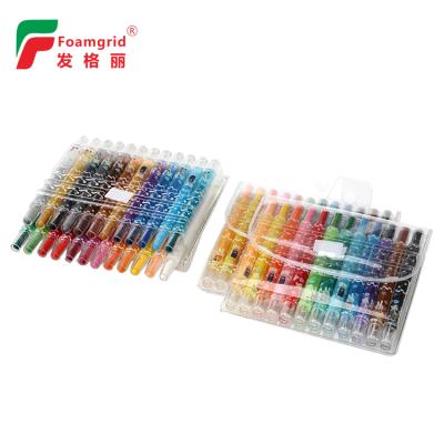 China Smoothly Write Stationery Set Twist-Up Plastic Wax Crayons Smooth Drawing Pencil For Kids for sale