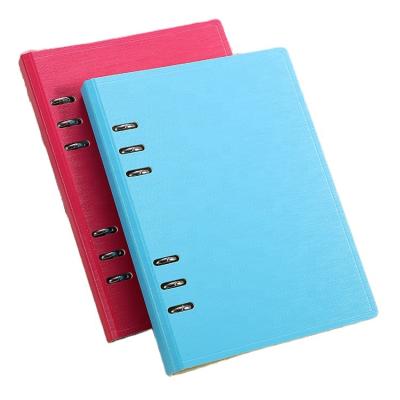 China A5 waterproof binder notebook pp foam diary book business meeting record leather notepad custom logo for sale