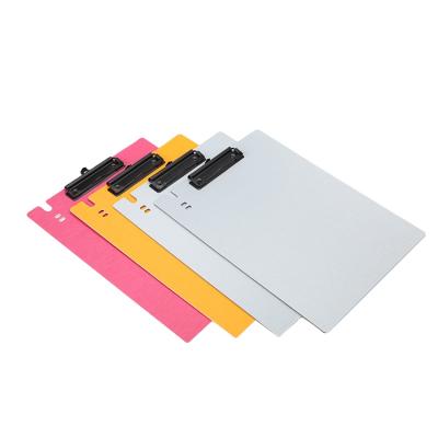 China vigorous & Eco-friendly Wholesale Vertical Clip Storage Plastic Double Sided Clipboard With Pen Holder And Pocket for sale