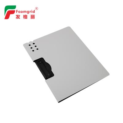 China vigorous & 2020 Eco-friendly China Stationery PP Material Writing Board Clip Double Sided A4 Clipboard for sale