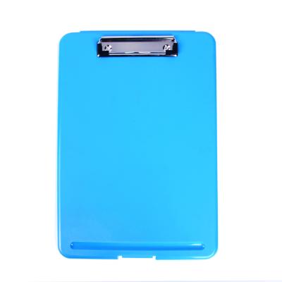 China vigorous & Wholesale Recycled High Capacity Eco-friendly Smooth Write Low Profile Clip Storage Plastic Folding Portable Clipboard for sale