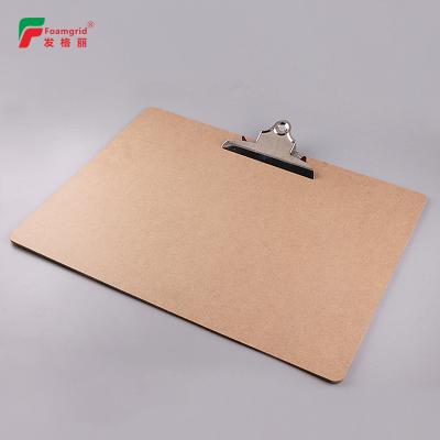 China vigorous & High Strength Eco - Friendly MDF Paperweight Sublimation Wooden Clip Board for sale