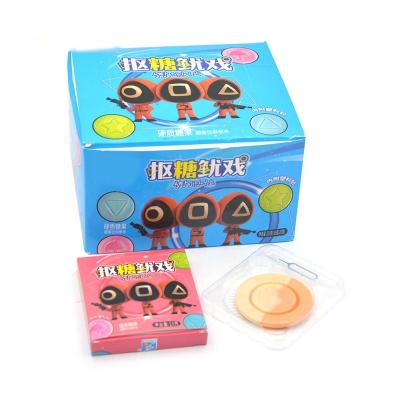 China Normal Hot Sale OEM Fruit Flavor Soft Coin Shape Hard Toy Candy for sale