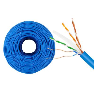 China Indoor Cat6 Cable High Purity Oxygen Free Copper (99.99% Purity) UTP23# 100m 4 times the outer diameter of the cable for sale