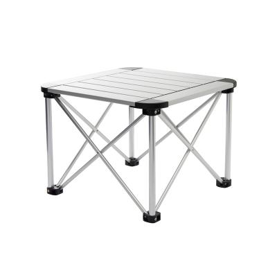 China Modern Logo Portable Picnic Table Outdoor Camping Table Customized 1PC Aluminum Outdoor Table Set For Camping Picnic for sale