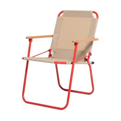 China Modern Good Quality Wholesale Outdoor Folding Portable Camp Furniture Combined Canvas Wood Chair for sale