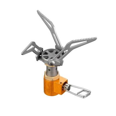 China Outdoor Activity Outdoor Cookware Mini Titanium Camp Stove For Lightweight Solo Camping for sale