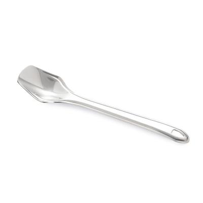 China Modern Stainless Steel Dessert Accessory Snack Spoon Camping Mirror Stainless Steel Outdoor Spoon for sale