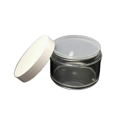 China BEAUTY PACKAGING PETG plastic hair wax jar cosmetic plastic hair jar container for sale