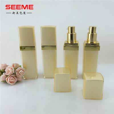 China Plastic Skin Care Cream Bottle , Cosmetic Packaging Acrylic Lotion Bottle for sale