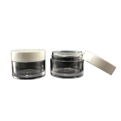 China SINGLE 5ml 10ml 15ml 30ml 50ml 100ml plastic cosmetic jar, 30ml jar, 30ml cream jar for skin care for sale