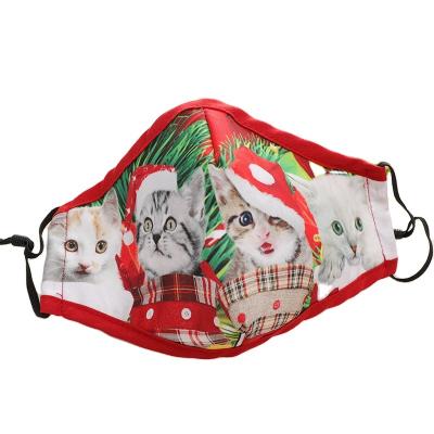 China Halloween-Luxury Christmas Ornament Party Face Mask-2020 Customs Reusable Disposable Logo Printing Mask for sale